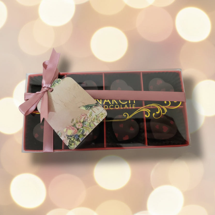 8 Piece Gift Pack - Dark Floral Heart