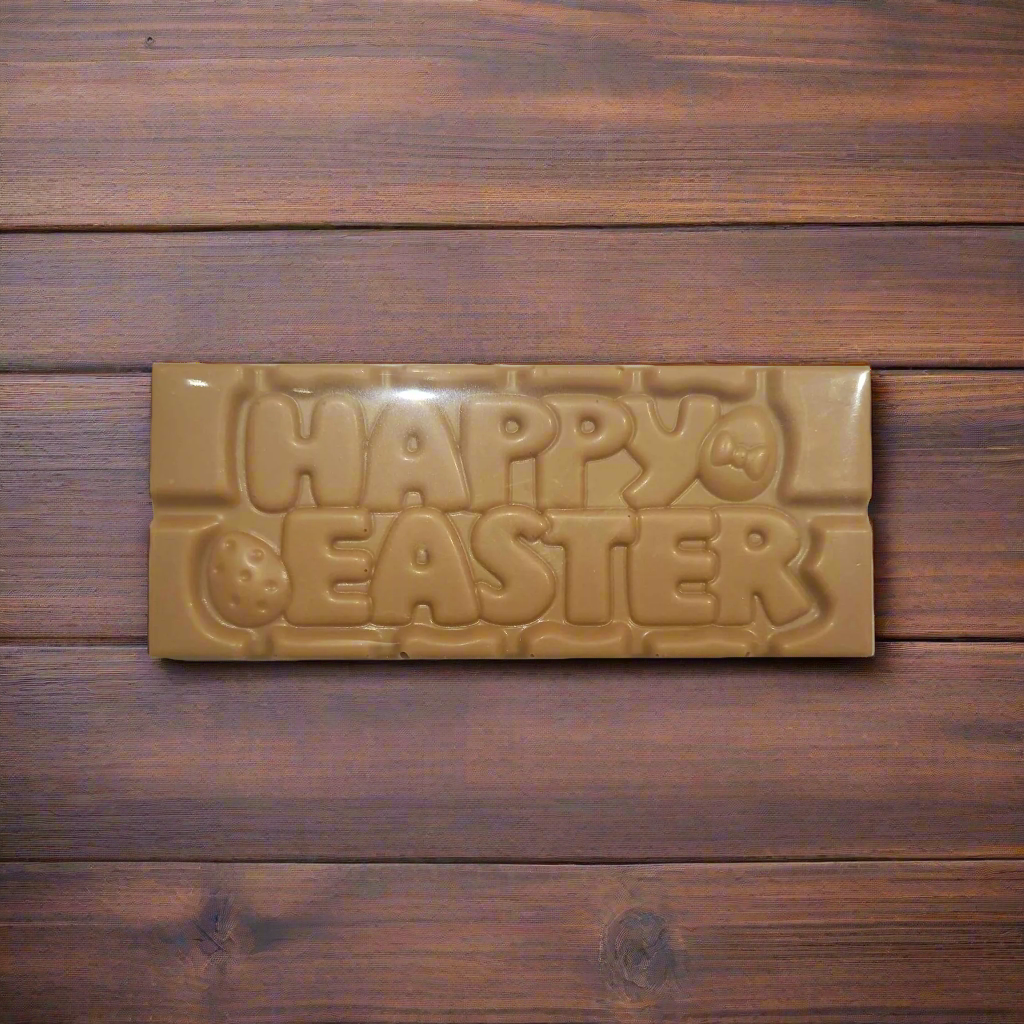 White Caramel Happy Easter Bar