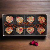 8 Piece Gift Pack - White Caramel Hearts