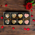 8 Piece Gift Pack - Mixed Floral Hearts