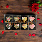 8 Piece Gift Pack - Mixed Floral Hearts
