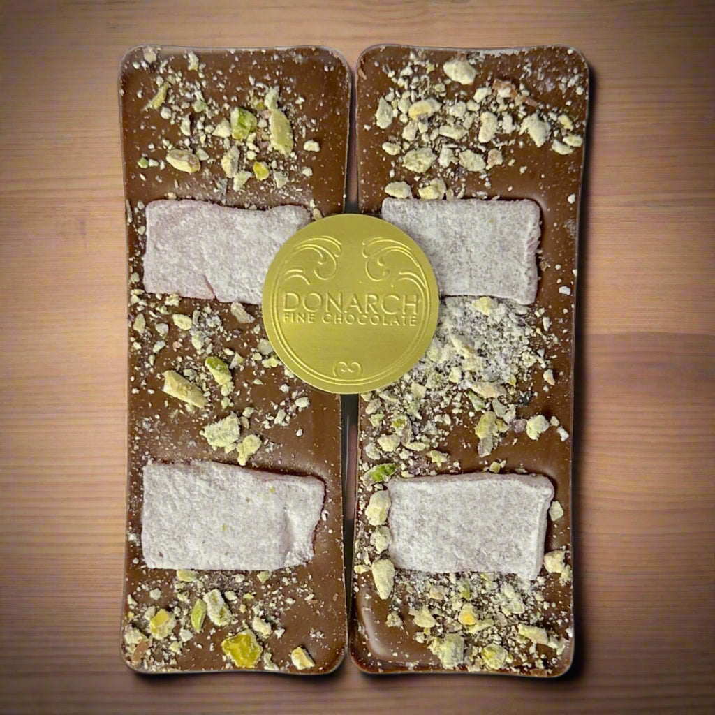 Milk Turkish & Pistachio Duo Bar